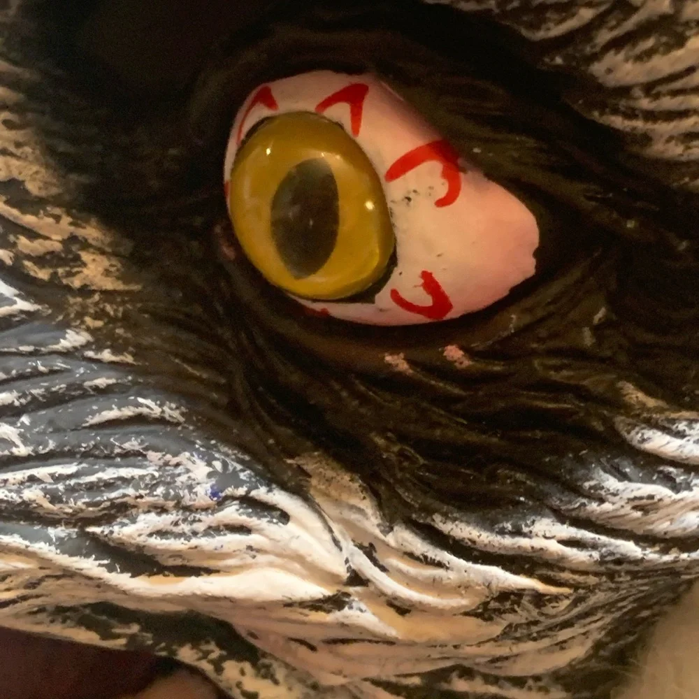 Halloween Werewolf Mask Costume Large Full Head Adult Mask. EC